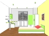 Boceto de habitación